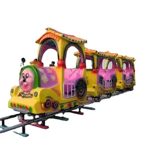 游乐园和购物中心使用ce认证的7座电动玩具套装儿童户外轨道列车