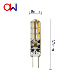 Crystal Chandelier G4 LED Bulb 1W AC/DC <b>12V</b> Silicone Corn Bulb Bi-Pin 360° Sanan Chips Hotel Indoor <b>Lighting</b> CE RoHS - Product Image 3