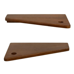Solid Wood Wall Mounted <b>Shelf</b> 3 Tier Rectangle Durable Storage <b>Rack</b> For Bedroom Living Room Kitchen - Product Image 2