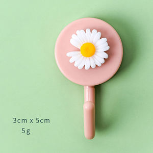 Hot Selling Kitchen Home 10 Pack <strong>Mini</strong> Cute Wall Hooks <strong>Hanger</strong> Creative Strong Seamless PVC Office Door Adhesive Hooks - Product Image 6