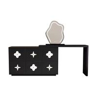 Coiffeuse de chambre moderne avec meuble de rangement décoratif, miroir au design unique et durable, mobilier de dressing fonctionnel
