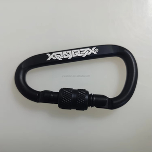 Mousqueton en aluminium personnalisé avec logo laser 7cm crochet à ressort léger accessoires de <span class=keywords><strong>camping</strong></span> et de randonnée porte-clés promotionnels pour l'escalade - Product Image 3