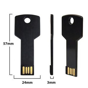 แฟลชไดรฟ์โลหะแบบกำหนดเอง USB 2.0 ความจุ 64MB/32GB แถมพวงกุญแจฟรี สลักโลโก้ตามสั่ง รับประกัน 3 ปี - Product Image 3