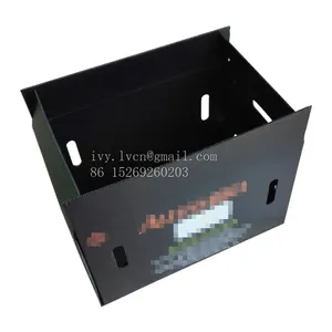 Foldable पीपी नालीदार प्लास्टिक पैकेजिंग बॉक्स/पीपी नालीदार बॉक्स