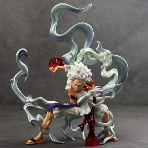 Figura de Luffy Gear 5 de One Piece de 25 cm, Forma Nika, <span class=keywords><strong>Despertar</strong></span> del Dios del Sol con Efectos de Llama, Figura de Acción de PVC, Modelo Coleccionable - Product Image 2