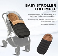 Gigoteuse pour bébé nouveau-né, fermeture éclair, polaire, chaude, douce, pour l'extérieur, hiver, poussette, gigoteuse pour bébé, couvre-pieds pour bébés pour l'extérieur