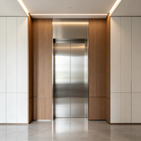 Ascenseur de villa avec système anti-sable et opérateur de porte silencieux pour grands projets de logement et de villégiature dans les déserts, et ascenseurs domestiques