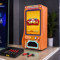 Jeu de lancer de hache interactif avec cible et notation électronique, jouet de jeu de lancer pour jardin, intérieur, extérieur, sport, fête