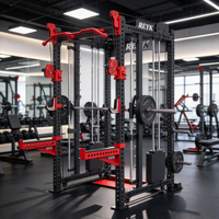 Rack d'entraînement à poulie fixe trois-en-un haute performance compatible avec plusieurs accessoires pour l'exercice du corps entier