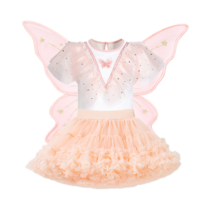 Conjunto de Vestido de Princesa Hada Verde Tinker Bell Más Vendido, Falda Corta Brillante de Alta Calidad, <span class=keywords><strong>Alas</strong></span>, Estilo Occidental, Cómodo - Product Image 2