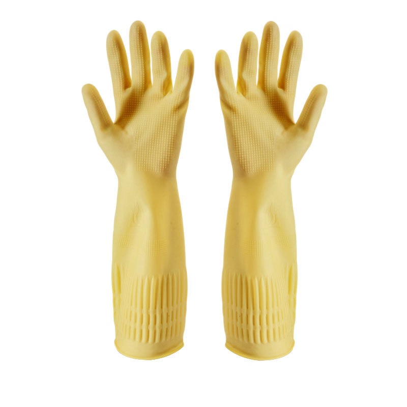 Long Rubber Protective Gloves Durable Versatile