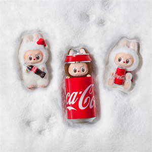 Tiktok xu hướng sản phẩm Pop Mart labubu Cola loạt vinyl sang trọng Mặt Dây chuyền hợp thời trang treo Thẻ quà tặng có thể quét được labubu hộp mù - Product Image 4