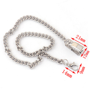 Chuỗi với tôm hùm Clasp và clip cho hip hop Punk phong cách quần áo/Túi phụ kiện - Product Image 2