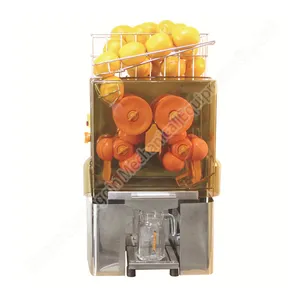 不锈钢和塑料外壳橙色自动售货橙色/柠檬榨汁机提取机