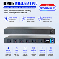 Unité de distribution d'alimentation industrielle intelligente, prise universelle 10A, 6 prises, boîtier en aluminium, réinitialisation automatique, MQTT, CE, RoHS, laboratoire de test