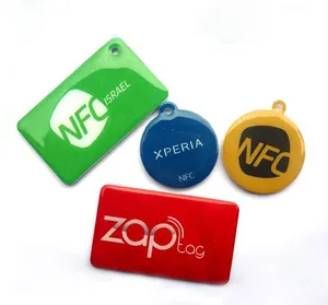 13.56MHz Waterproof Epoxy NFC Review Card Tag Stickers Access Control Circle for Google Reviews