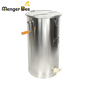 Extracteur de miel manuel en acier inoxydable 201 Menger Bee, neuf, pour 2 cadres, équipement d'apiculture, diamètre 34 cm, 1 unité - Product Image 1