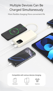 Bán buôn thế hệ mới 10000mAh công suất lớn đa giao diện kiểu dáng đẹp thiết kế chất lượng cao ngân hàng điện cho du lịch - Product Image 6