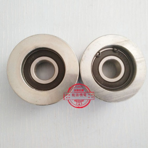 Rouleau de guidage pour main courante d'escalator 70*30*6204 en acier inoxydable, roue de pression pour courroie, roue de guidage électrostatique en acier - Product Image 4