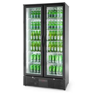 Congélateur commercial <span class=keywords><strong>vertical</strong></span> de refroidisseur d'affichage de boisson de bière de double porte en verre - Product Image 2