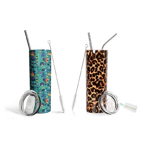 CHL promoción al <span class=keywords><strong>por</strong></span> <span class=keywords><strong>mayor</strong></span> gimnasio botella de agua de acero inoxidable de doble pared recta vaso vacío sublimación tazas - Product Image 2