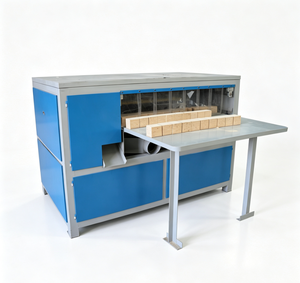 Sierra de paletas multiblanca para cortar bloques de madera, máquina de corte de bloques de madera con ancho ajustable de 70-200 mm, accionada por motor, para paletas - Product Image 1