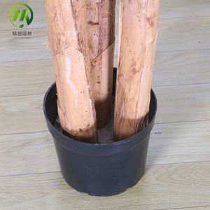 ต้นกล้วยปลอม 3 ลำ กิ่งใหญ่ ต้นไม้ประดิษฐ์พลาสติก ตกแต่งสีเขียว ใบกล้วยปลอม - Product Image 5