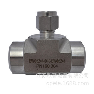 ข้อต่อท่อเหล็กเชื่อม สแตนเลส 304 รุ่น BW324-10-5W324 PN160 สำหรับท่อส่งของเหลว - Product Image 1