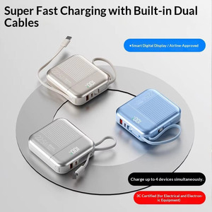 <span class=keywords><strong>Batterie</strong></span> <span class=keywords><strong>externe</strong></span> portable DX667 225W avec câble intégré, affichage numérique du niveau de <span class=keywords><strong>batterie</strong></span>, charge rapide PD, logo personnalisable, vente en gros - Product Image 1