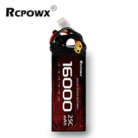 Baterai Drone Penyemprot Pertanian 12S 44.4V 18000mAh 25C Solid State 14-18L Soft Pack Tanpa Protokol OEM