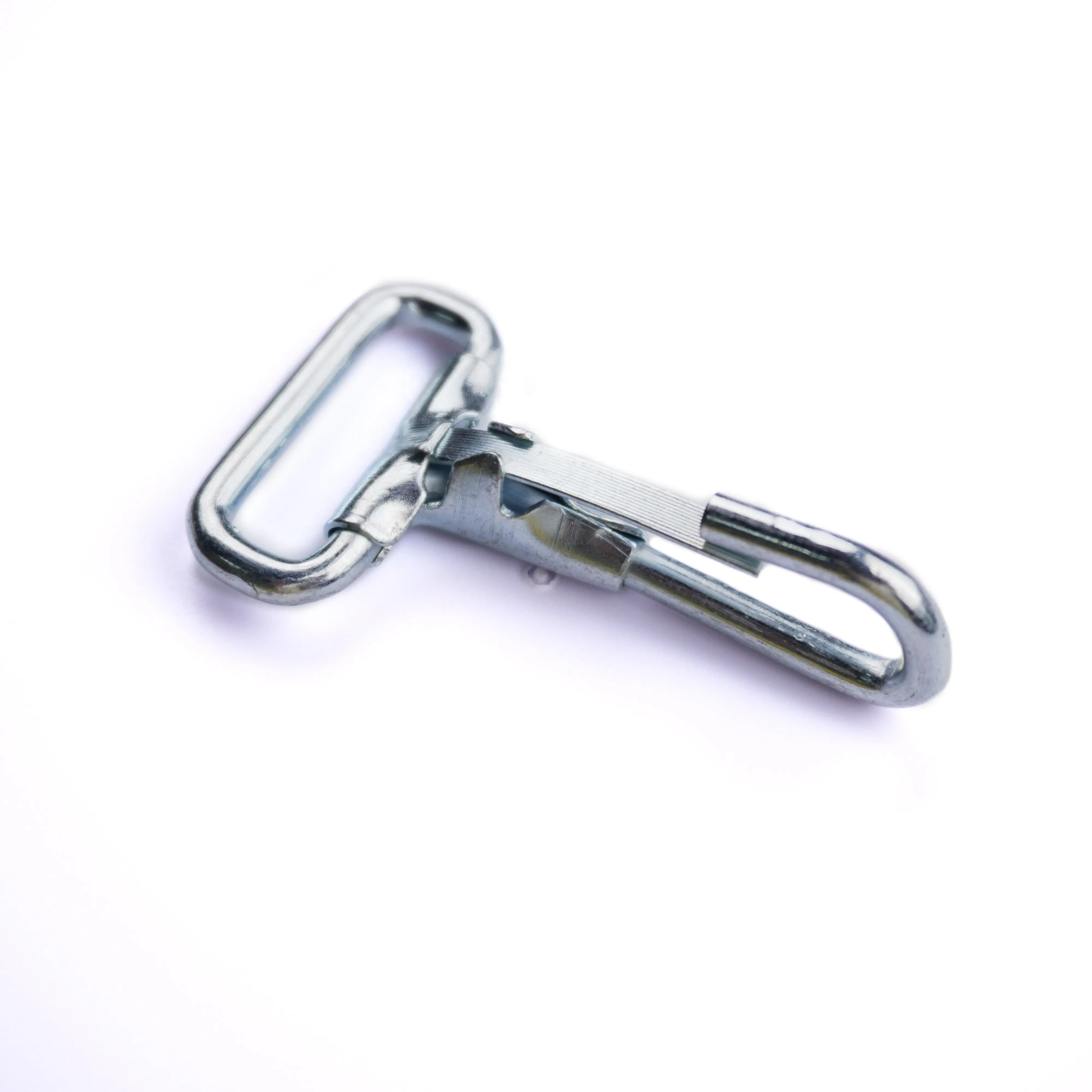 Promocional OEM Metal Spring Clip Snap Dog Hook Hierro niquelado Diferentes tamaños Bolso Gancho de metal