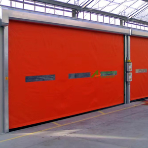 Puertas Correderas de PVC Inteligentes de Diseño Moderno y Alta Velocidad, Barrera Automática Contra el Polvo con Cierre para Plástico Acabado - Product Image 1