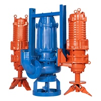 Pompes à boues électro-submersibles, pompe à boues électrique submersible avec agitateur intégré, pompe à sable électrique submersible