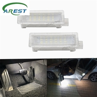 2pcs LED Courtesy Door Footwell intérieur TrunK Luggage Light Lampes Pour BMW E90 E91 E92 E93 E60 E70 E82 E87 X1 X3 X5 X6 F10 Mini