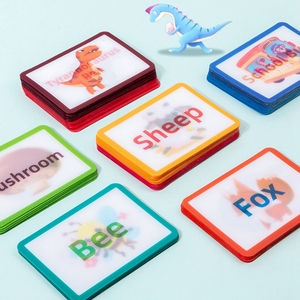 Le prime parole inglesi per imparare ragazzi e ragazze giocattolo le mie prime schede Flash 3d carte cognitive - Product Image 3