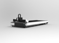 Machine de découpe laser grand format Tuosheng 6kw TS-TC6020/6025/8020, découpeuse de tôles métalliques à plateforme unique avec stabilisateur de tension