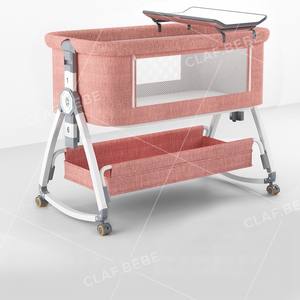 Claf Bebe Nuevas camas de bebé para Recién Nacido Cuidado del bebé móvil <span class=keywords><strong>Cama</strong></span> para recién nacidos Cuna para bebés para uso hospitalario Centro postnatal de uso doméstico - Product Image 6
