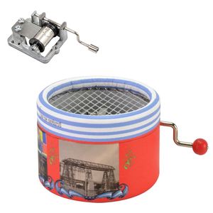 Caja de música de Austria de alta calidad, movimiento de 18 notas, caja de música con manivela, melodía personalizada, regalo de Viena - Product Image 6