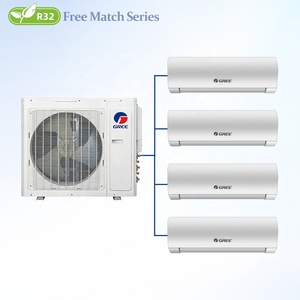 เครื่องปรับอากาศแบบแยกส่วนขนาดเล็ก 18000btu 24000btu 36000btu 42000btu สำหรับภายในอาคาร ระบบทำความเย็นอย่างเดียว จับคู่ได้อิสระ ระบบปรับอากาศแบบหลายจุด ยืดหยุ่นได้ - Product Image 1
