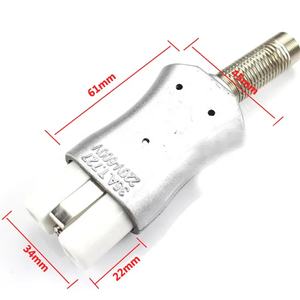 5mm 6mm IEC C8 câblage céramique industrie <span class=keywords><strong>prise</strong></span> <span class=keywords><strong>prise</strong></span> haute température C7 mâle femelle connecteur <span class=keywords><strong>four</strong></span> électrique <span class=keywords><strong>prise</strong></span> de courant 35A 600V - Product Image 5