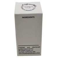 Boîte d'emballage en carton blanc pour crème tonifiante, double insert, différentes tailles, personnalisable