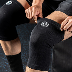 LS0357 pour la série <span class=keywords><strong>CrossFit</strong></span> <span class=keywords><strong>Genouillères</strong></span> respirantes Vente à chaud de <span class=keywords><strong>genouillères</strong></span> en tricot pour l'été Course à pied Fitness Sécurité Genouillère - Product Image 6
