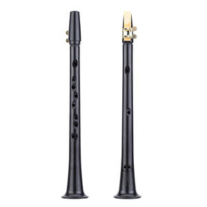 Mini sassofono <span class=keywords><strong>tascabile</strong></span> chiave <span class=keywords><strong>Sax</strong></span> C con boccaglio 4 pz Reed borsa per il trasporto Woodwind strumento - Product Image 2