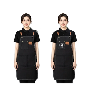 Wholesale Canvas Cafe Attendant <b>Apron</b> Uniform, Suitable for Both Men and Women, <b>Kitchen</b> <b>Apron</b> - Product Image 5