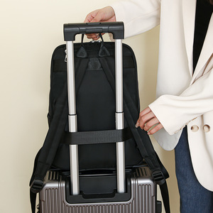 Sac à dos antivol unisexe personnalisé de 15.6 pouces pour ordinateur portable Sac à dos de voyage scolaire au design tendance avec doublure en polyester Oxford imperméable - Product Image 5