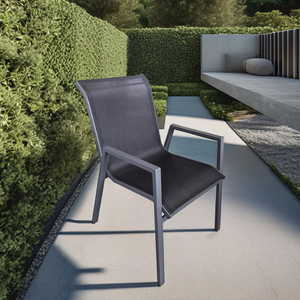 Yoho Alu Ocio Sillas de metal Jardín Patio trasero Parque Hotel Exterior Patio Villa Muebles de exterior Marco de aluminio - Product Image 4