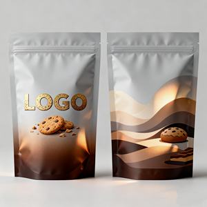 High-quality Custom Printed Moisture Proof Stand up Pouch for Food Biscuit <b>Snack</b> <b>Bags</b> with Resealable Zipper Seal - Product Image 3