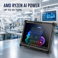 Getac G140 Tablet PC Tangguh 14-Inci AMD Ryzen AI 16GB DDR5 Layar WUXGA 1000-Nit IP66 Windows 11 Pro