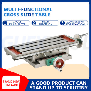 Mesa deslizante transversal multifuncional para fresadora, de acero inoxidable, con PLC, placa de arrastre, alicates de boca plana y taladro. - Product Image 4