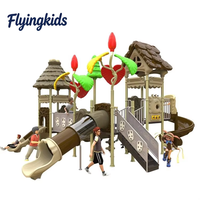 Parc de jeux pour enfants, série navires pirates, trampoline, toboggans en plastique LLDPE, aire de jeux pour maternelle